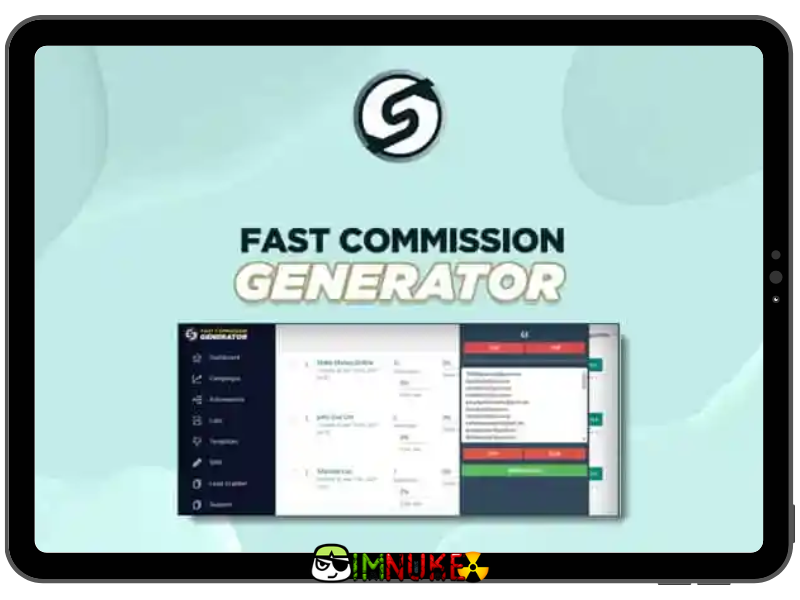 fast commission generator imk